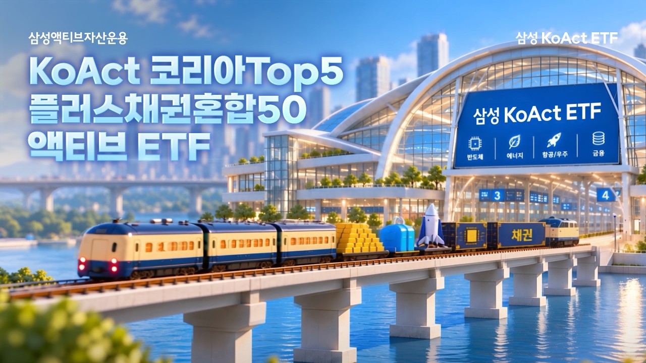 한국 대표주에 채권의 안정성을 더하다! KoAct 코리아Top5플러스채권혼합50 액티브 ETF thumbnail image